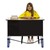 Extra Wide Desk Bouncy Band - Blue
